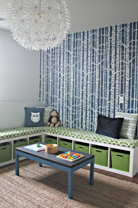 Avots: http://iheartorganizing.blogspot.com/2012/05/playroom-progress-bunch-of-baskets.html