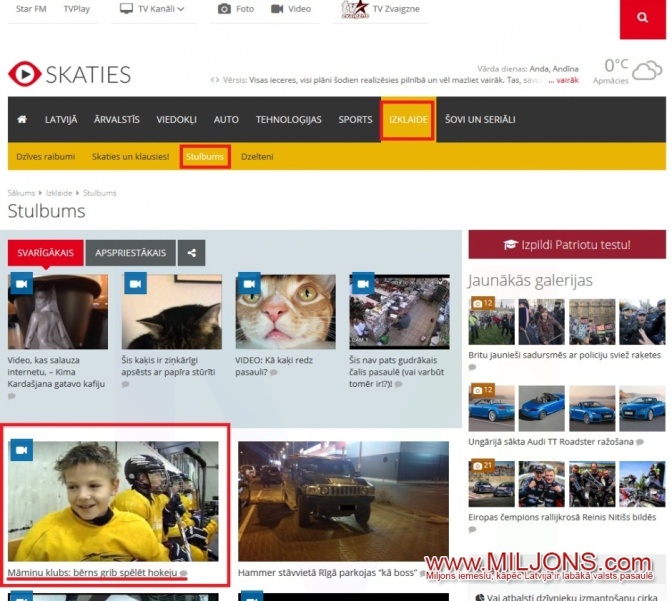 Foto: Miljons.com