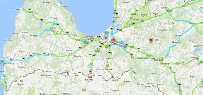 Ekrānuzņēmums: Latvijas Valsts ceļi