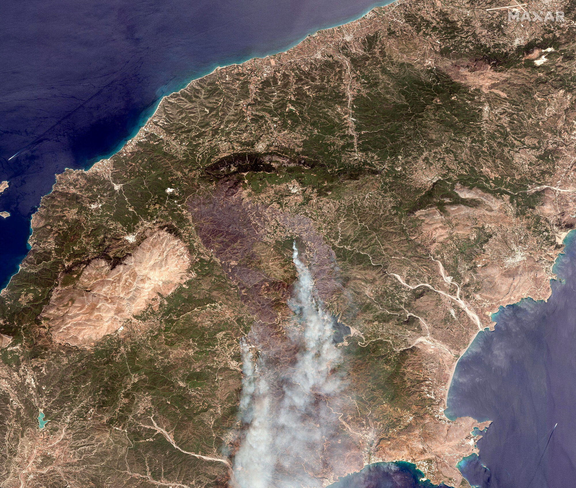 EUROPE-WEATHER/GREECE-WILDFIRE