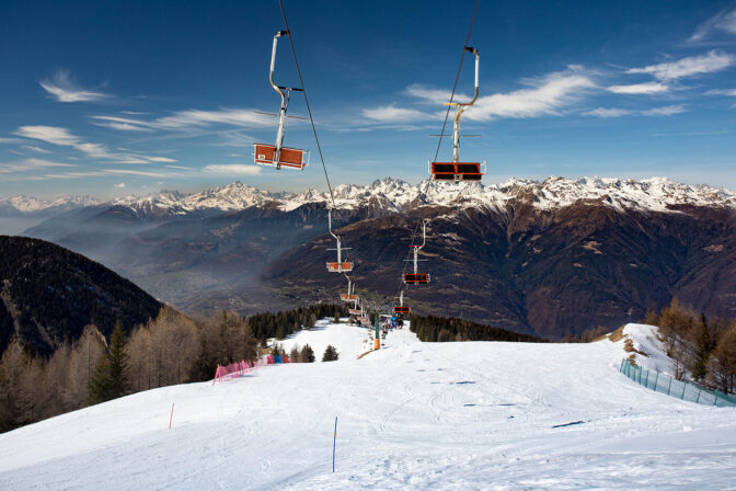 Ski,Areal,Aprica,,Italy,Mountain