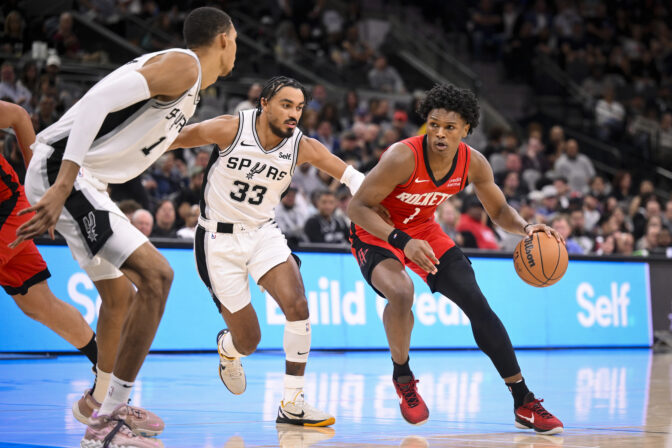 Rockets Spurs Basketball