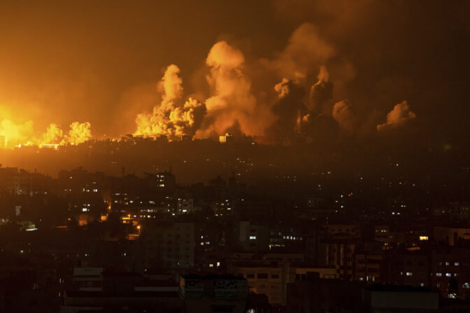 Israel Palestinians Week of War
