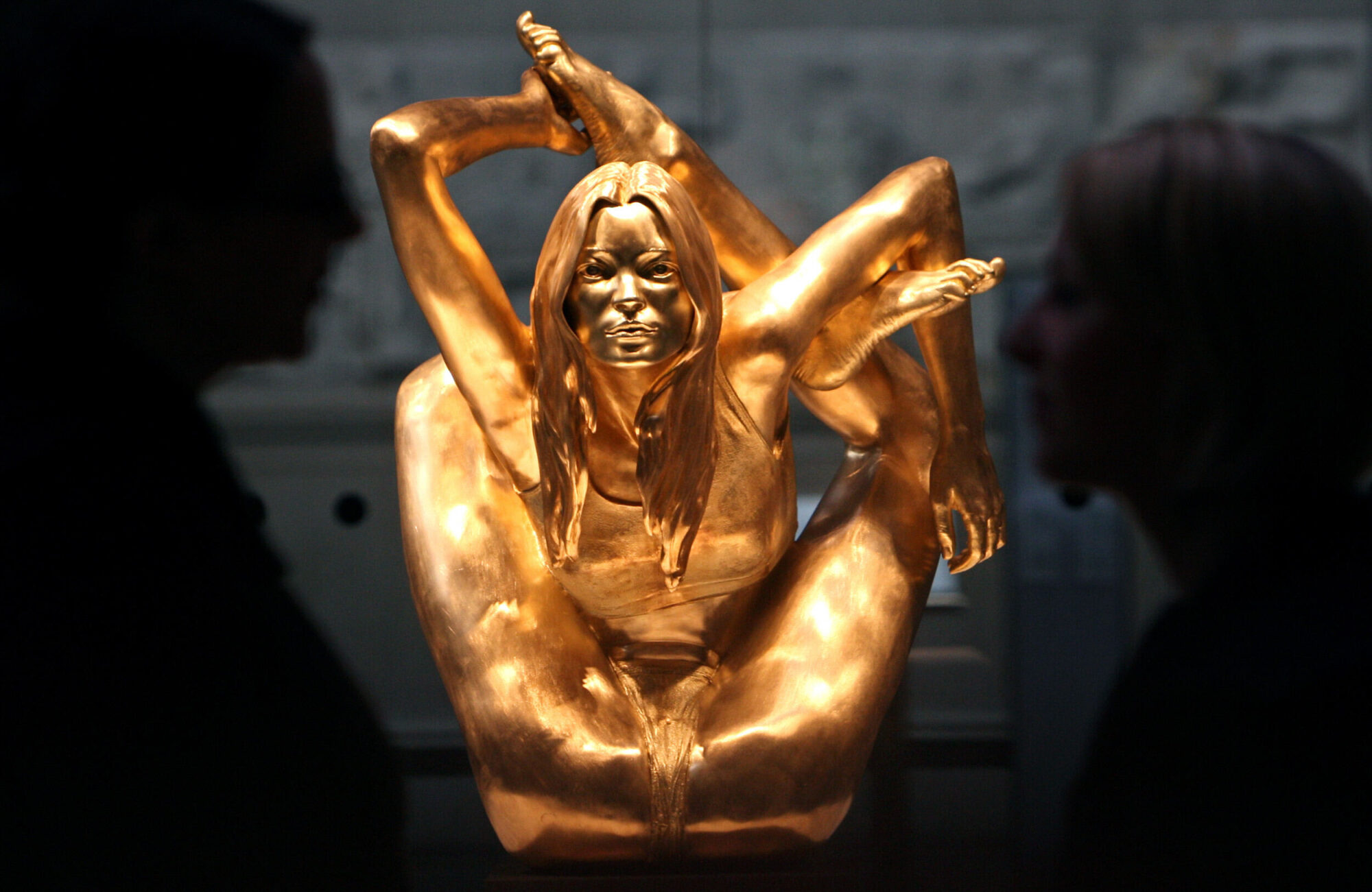BRITAIN-ENT-ART-SCULPTURE-KATE MOSS