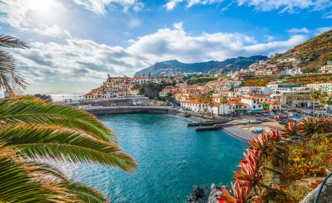 Camara,De,Lobos,,Panoramic,View,,Madeira,Island,,Portugal