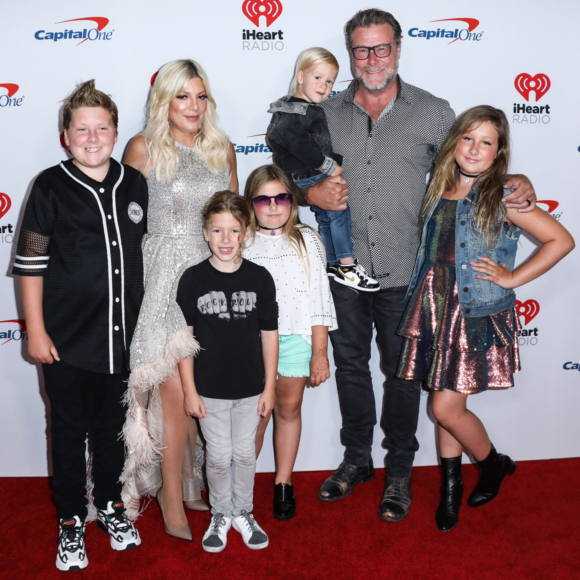 Tori Spelling, Dean McDermott, Stella Doreen McDermott, Liam McDermott, Beau Dean McDermott, Hattie McDermott, Finn McDermott