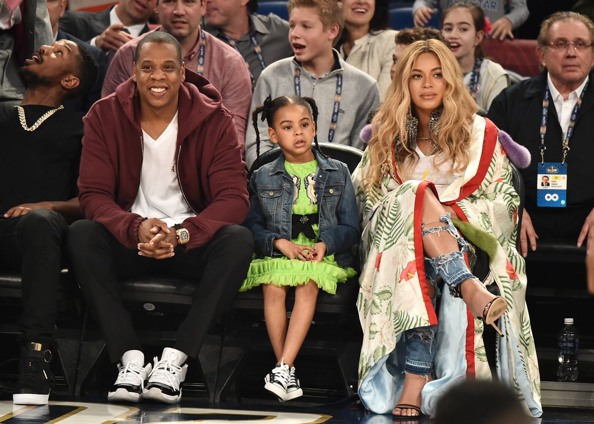 US-CELEBRITIES-ATTEND-THE-66TH-NBA-ALL-STAR-GAME