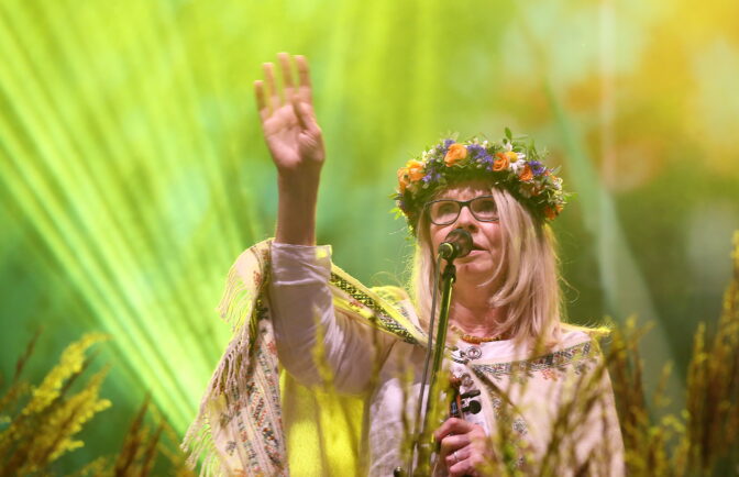 Līgošana Dzegužkalnā