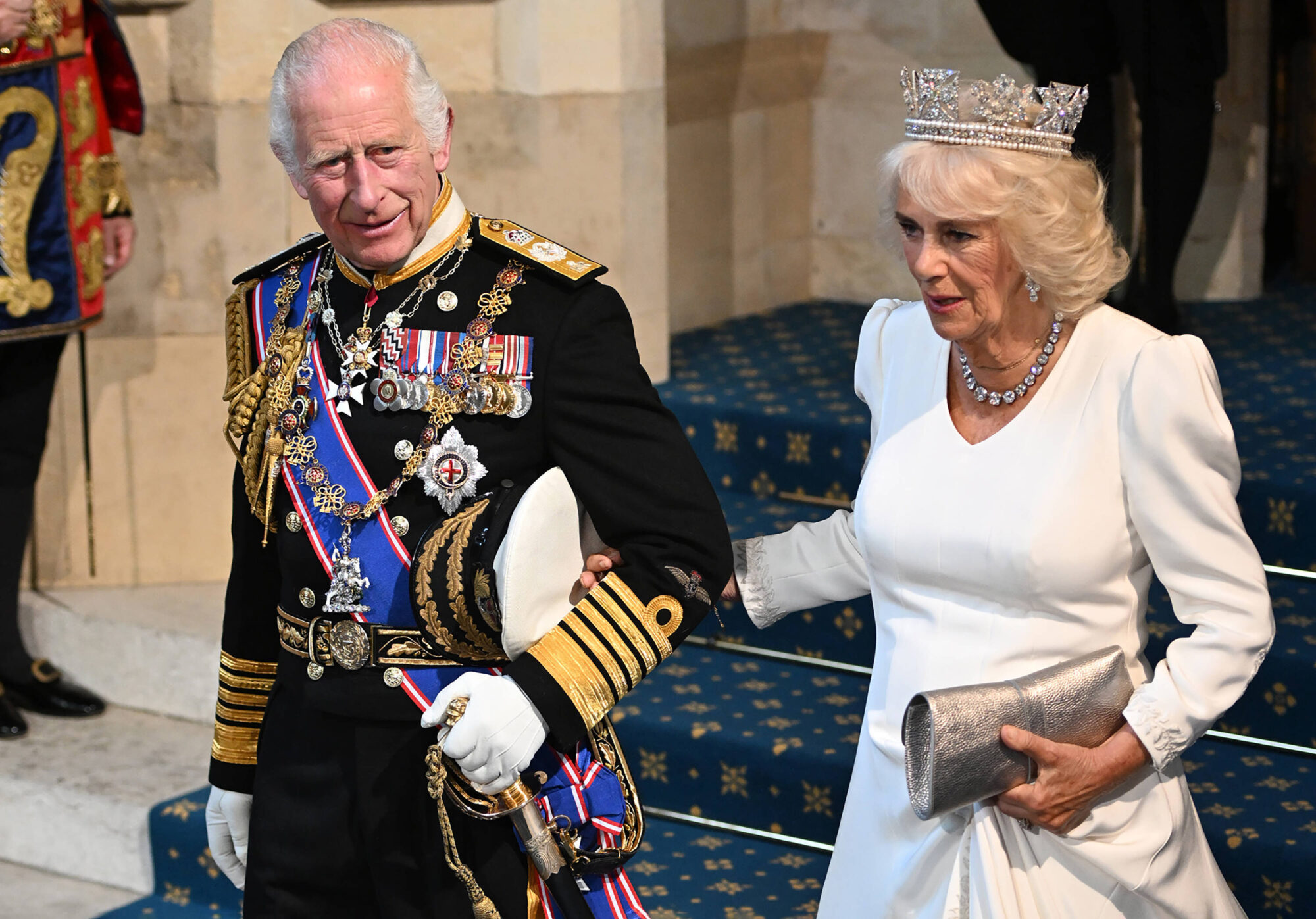 King Charles and Queen Camilla attend the State Opening of Parliament