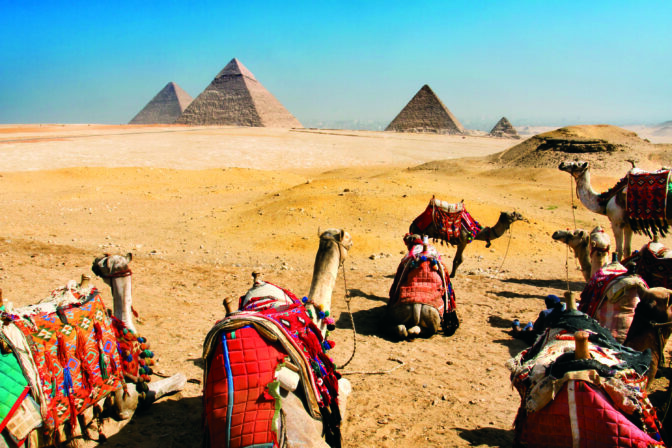 giza pyramids, cairo, egypt