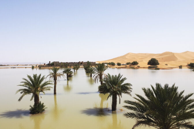 Morocco Desert Rain