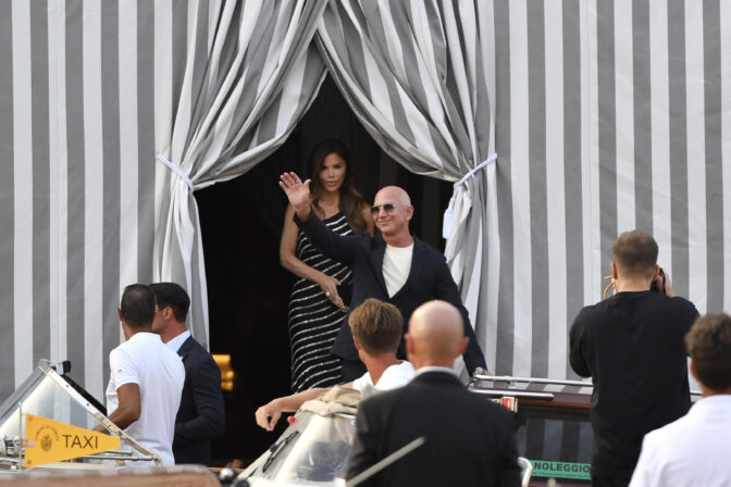 APTOPIX Italy Venice Bezos Wedding