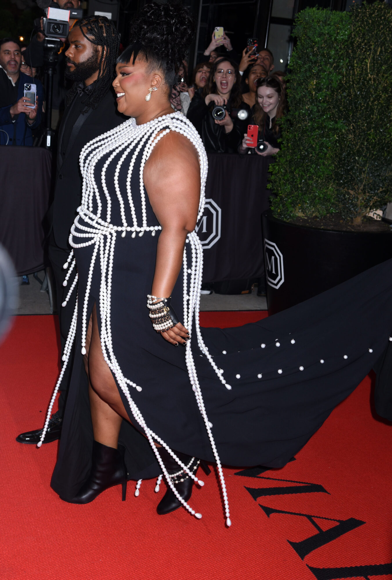 Celebrities at the Mark Hotel ahead of the MET Gala in New York