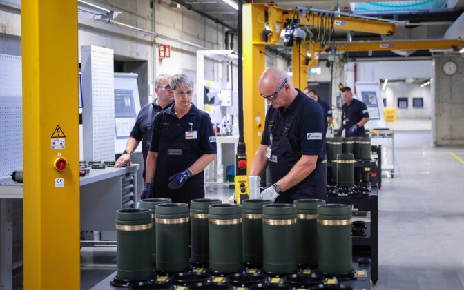 GERMANY-POLITICS-DEFENCE-INDUSTRY-WEAPONRY-RHEINMETALL