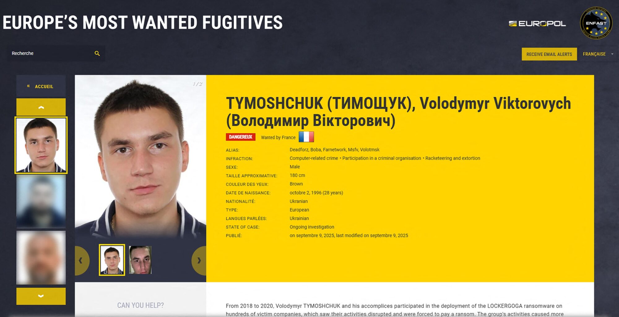 NETHERLANDS-EUROPOL-UKRAINE-CYBERCRIME