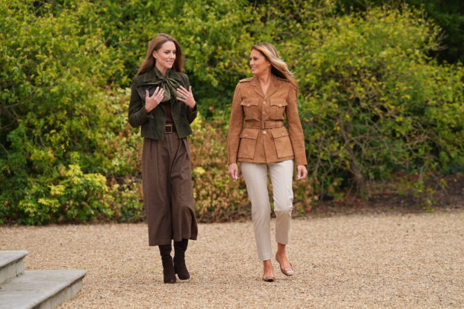 The Princess of Wales and Melani