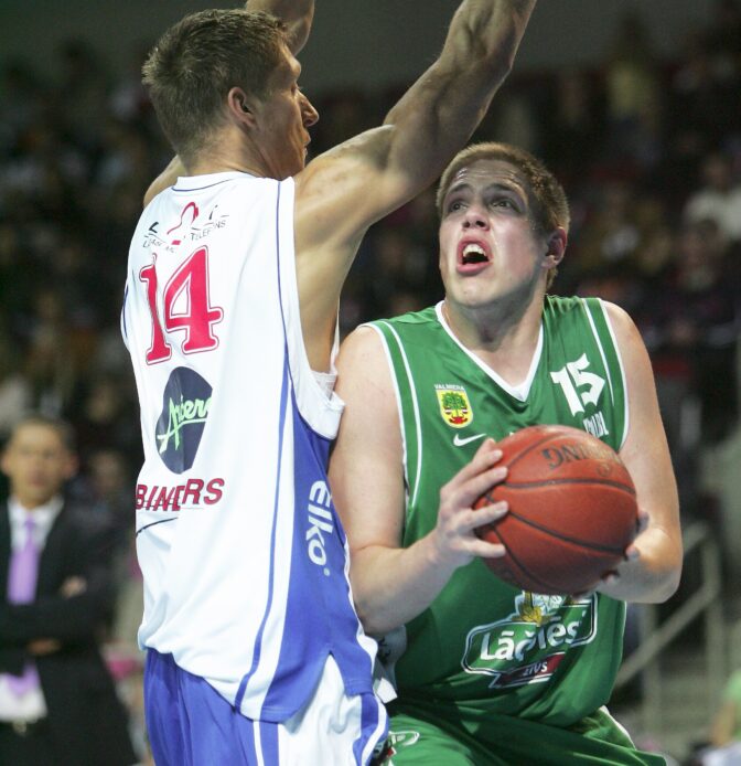 EB Baltijas basketbola līgas spēlē starp basketbola klubiem 