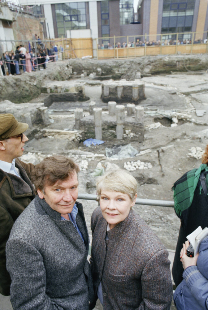 Dame Judy Dench and husband actor Michael Williams