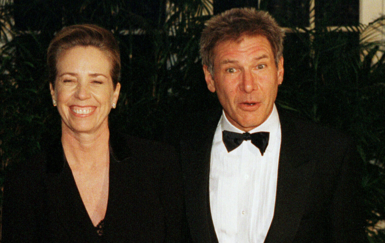 HARRISON FORD AND MELISSA MATHISON ARRIVE FOR STATE DINNER