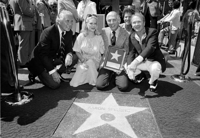 SPELLING WALK OF FAME STAR