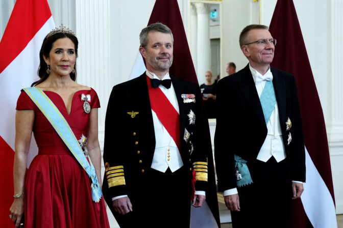 LATVIA-DENMARK/ROYALS