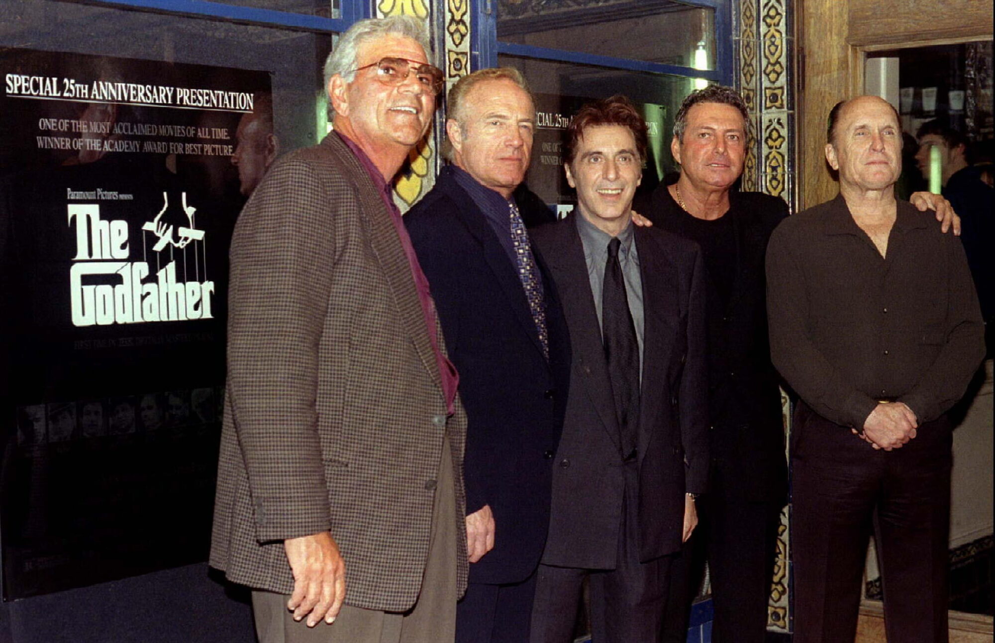 MEMBERS OF THE CAST OF THE GODFATHER GATHER FOR ANNIVERSARY PREMIERE