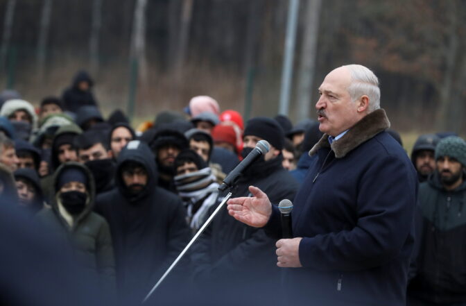 EUROPE-MIGRANTS/BELARUS-POLAND