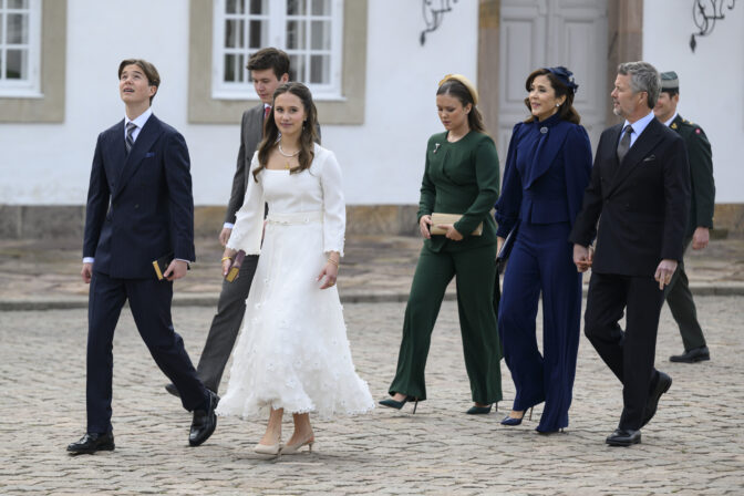Confirmation of Prince Vincent and Princess Josephine in Denmark