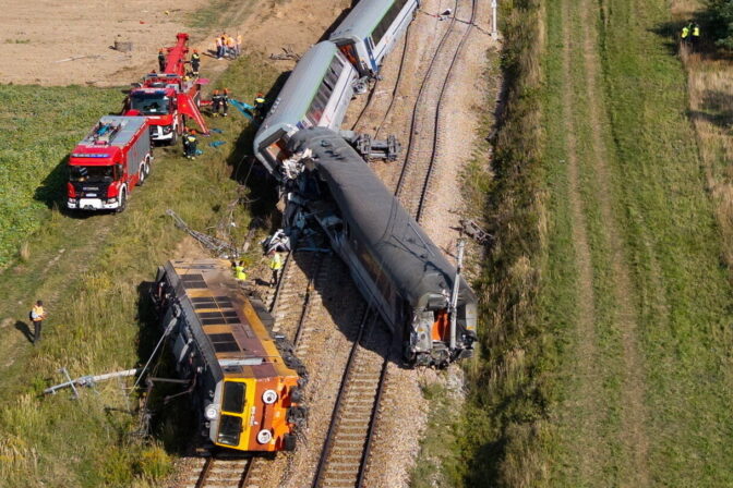 POLAND TRAIN DERAILMENT