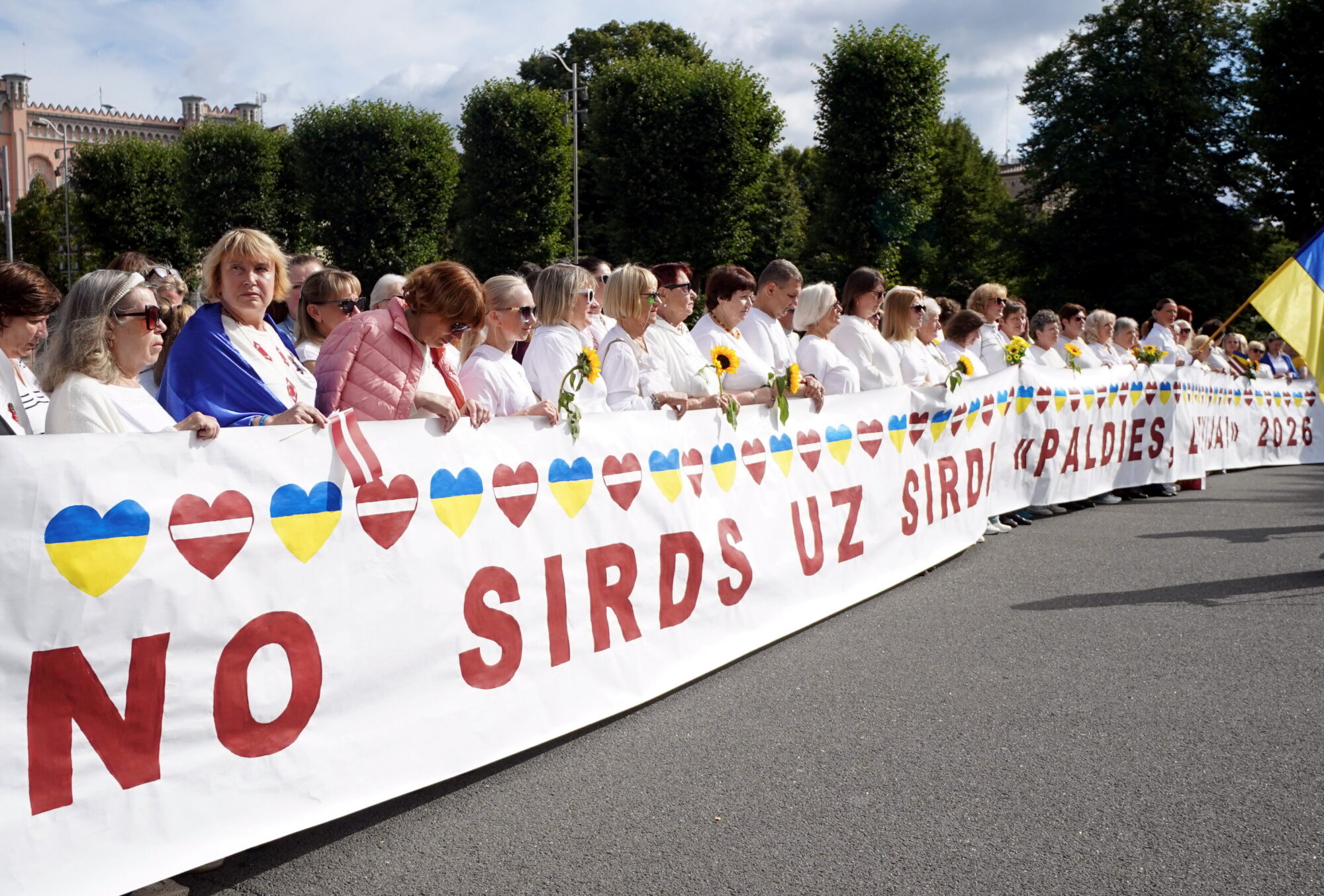 Atzīmē ukraiņu organizētu Pateicības dienu Latvijai