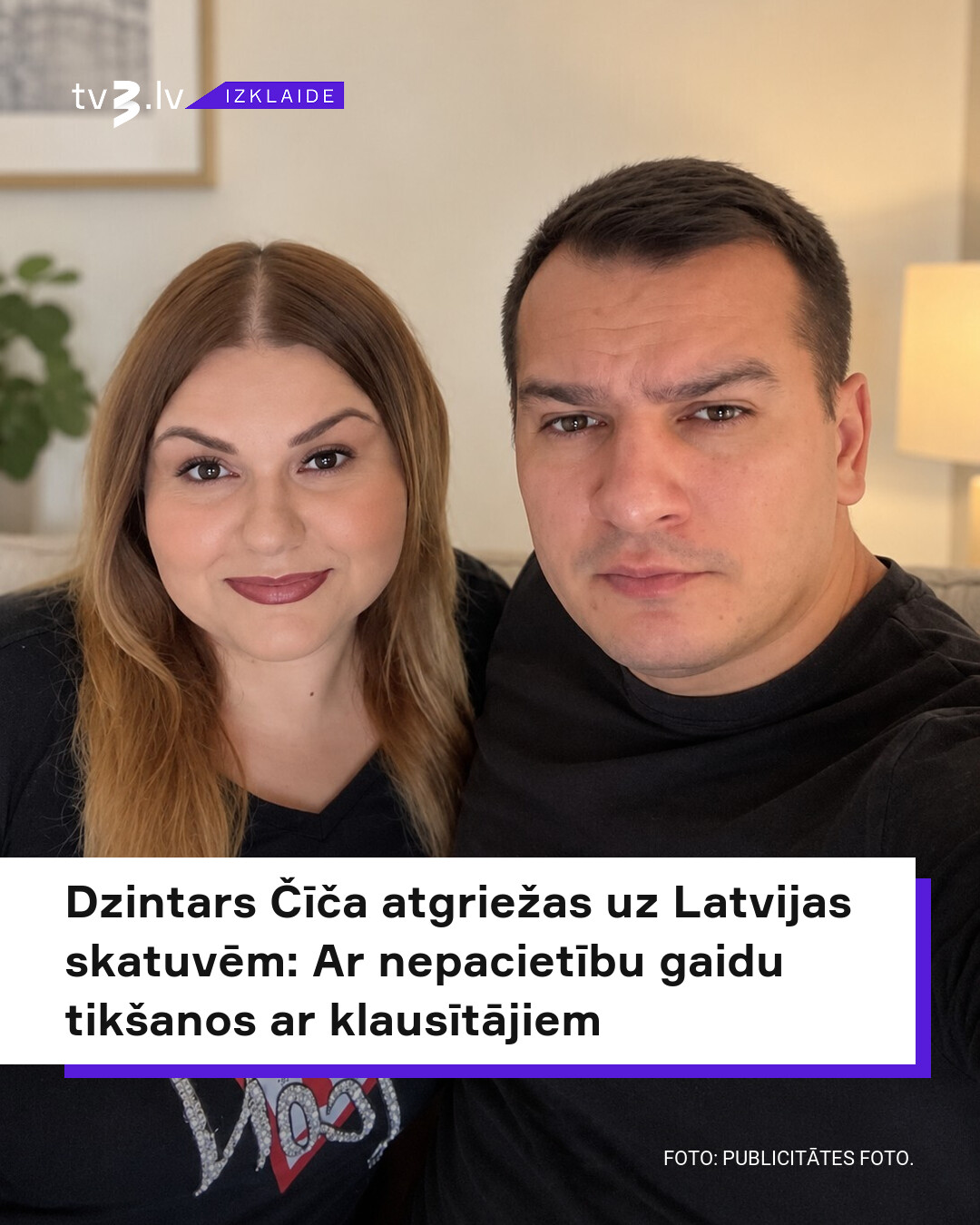 Dzintars Čīča returns to the concert stage in Latvia
