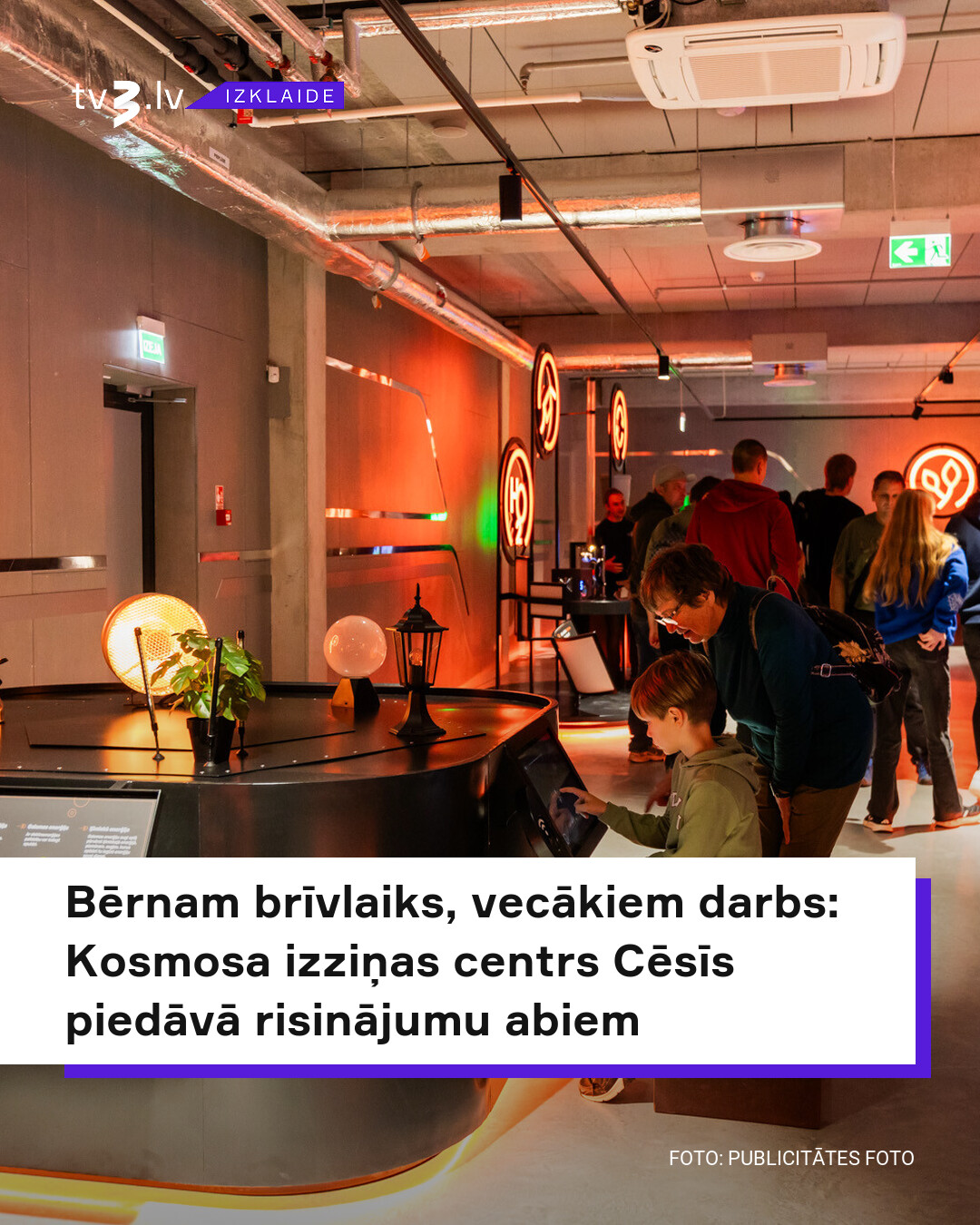 Cesis Space Center Offers Holiday Camps for Kids and Workspaces for Parents