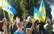 Simtiem cilvēku protestē pret Krievijas iebrukumu Ukrainā