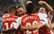 Londonas Arsenal izbraukumā Beļģijā izrauj uzvaru kompensācijas laikā