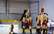 FOTO: LU karsējmeitenēm iespaidīgi triki, Barons Šķēles debijā pieveic studentus