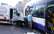 Avārija Rīgas centrā – stāvēšanai novietots mikroautobuss ieripo braucošā trolejbusā