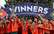 Portugāles futbolisti pendeļu sērijā uzvar Spāniju un triumfē UEFA Nāciju līgā