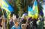 Simtiem cilvēku protestē pret Krievijas iebrukumu Ukrainā