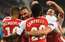 Londonas Arsenal izbraukumā Beļģijā izrauj uzvaru kompensācijas laikā