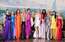 FOTO: Satriecošās bikini modeles demonstrē elegantas vakarkleitas