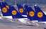 Darbinieku streika dēļ Lufthansa vienā dienā zaudējusi jau 10 miljonus