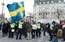 Stokholmā notiekošais protests pret bēgļiem beidzas ar arestiem