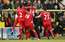 VIDEO: Liverpool atspēlējas no 1:3 un deviņu vārtu drāmā uzvar Norwich City
