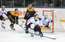 FOTO: Latvijas hokejisti ar uzvaru iepriecina savus līdzjutējus
