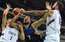 FOTO: Pārkers nodrošina Francijai dramatisku uzvaru pār Serbijas basketbolistiem