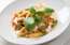 Ideja vakariņām! Pasta ar vistas fileju, saldo krējumu un bazilika pesto