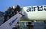 FOTO: "airBaltic" jaunā "CS300" lidmašīna dodas pirmajā reisā