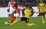 "Monaco" pārceltajā UEFA ČL spēlē piecu vārtu mačā pārspēj Dortmundes "Borussia"