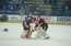 VHL čempionāta spēlē izceļas pamatīgi asumi; malā nepaliek arī vārtsargi