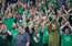 Teju 15 tūkstoši "Žalgiris" fanu atkārto slaveno Islandes līdzjutēju kaujas sveicienu "Viking clap"